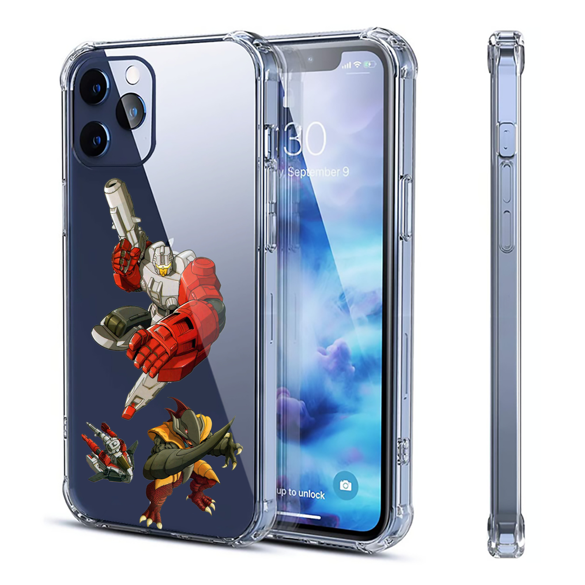 （画像用）  【iPhone 12シリーズ対応】透明スマホケース（クリアソフトケース）